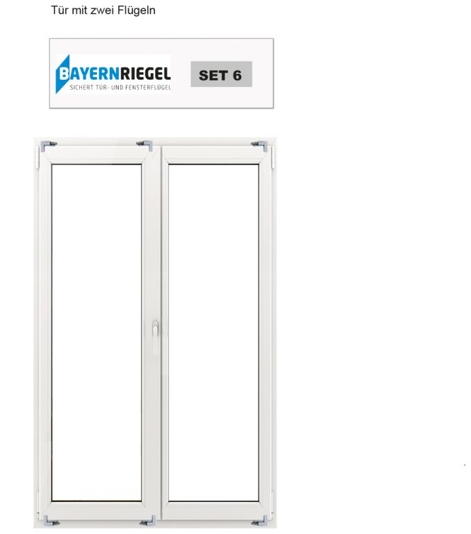 Sicherheitsriegel für zweiflügelige Türen - Bayernriegel GmbH